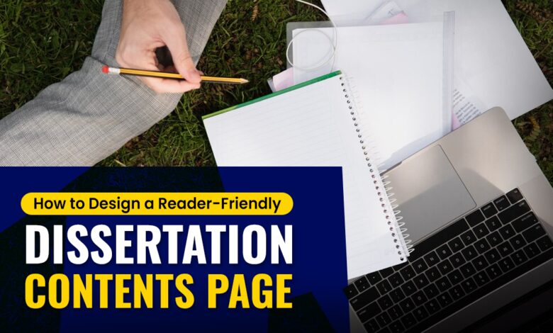 How to Design a Reader-Friendly Dissertation Contents Page - The Power of Presentation